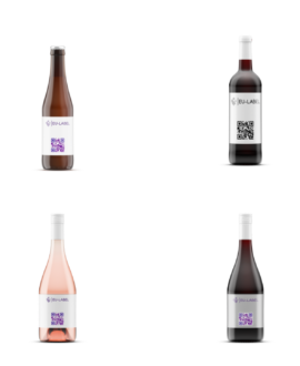 Bottiglie con codici QR - EU-LABEL.info