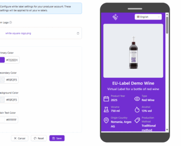 White Labeling: Customize label colors to match your branding
