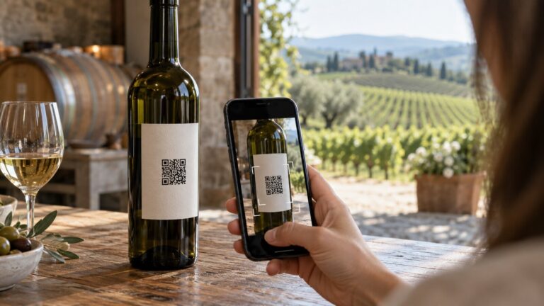 What must stay off the wine e-label page (and why)